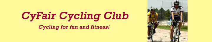 CyFair Cycling Club banner